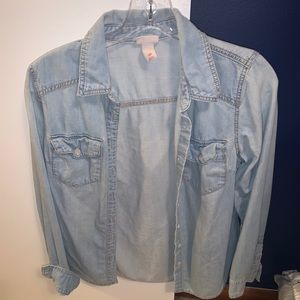 Jean button up